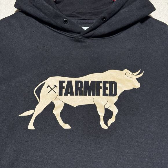 Axe & Sledge Discontinued Farm Fed Limited Rough Ranch Edition Fleece Hoodie XL - Picture 4 of 8